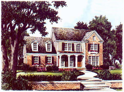 Rendering of Jessamine Park at Virginia Ridge located in the foothills of Southwest Virginia near Smith MOuntain Lake and Roanoke.