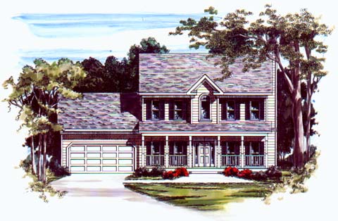 Rendering of Tate at Virginia Ridge near Roanoke Virginia and Smith Mountain Lake.
